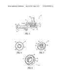 HINGE ASSEMBLY FOR MOUNTING DOOR ON CABINET BELOW OPENING THEREOF diagram and image