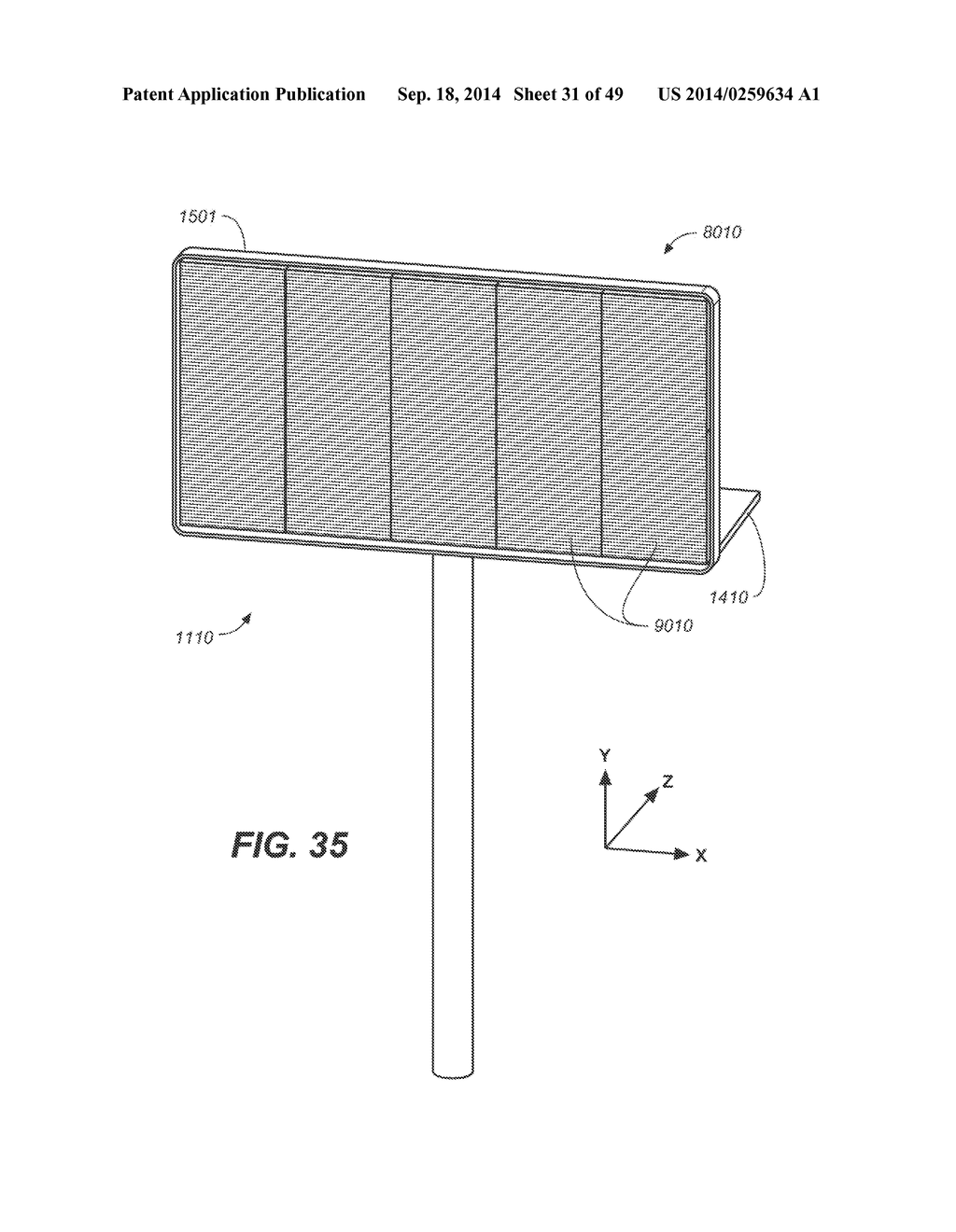 SIGN CONSTRUCTION WITH SECTIONAL SIGN ASSEMBLIES AND INSTALLATION KIT AND     METHOD OF USING SAME - diagram, schematic, and image 32