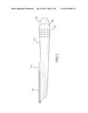 Pumpkin Carving Spoon with Nested Knife diagram and image