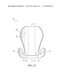 SKATE BOOT HAVING A TENDON GUARD WITH A RECESS diagram and image