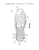 SOLE STRUCTURES AND ARTICLES OF FOOTWEAR HAVING A LIGHTWEIGHT MIDSOLE     MEMBER WITH PROTECTIVE ELEMENTS diagram and image