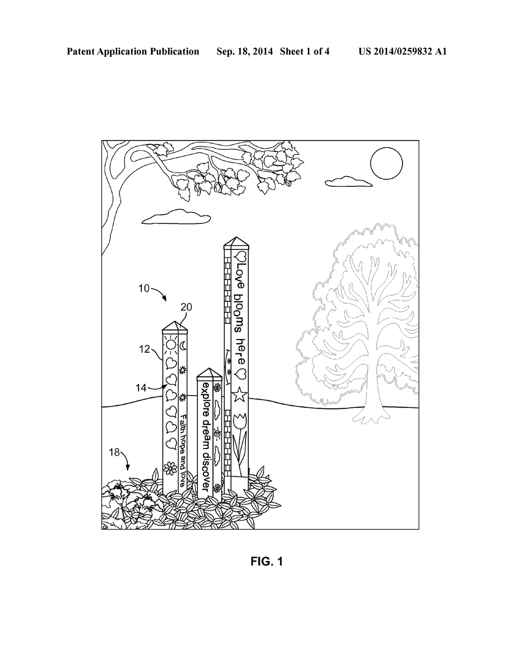 MODULAR ART-POST ASSEMBLY AND METHOD OF USING THE SAME - diagram, schematic, and image 02