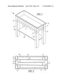 Stackable Elevated Planter diagram and image