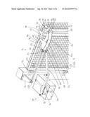 Trackless Folding Panel Gate diagram and image