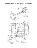 REFRIGERATOR DOOR LOCK diagram and image