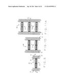 INSULATING CONCRETE FORM (ICF) SYSTEM WITH MODULAR TIE MEMBERS AND     ASSOCIATED ICF TOOLING diagram and image