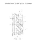 INSULATING CONCRETE FORM (ICF) SYSTEM WITH MODULAR TIE MEMBERS AND     ASSOCIATED ICF TOOLING diagram and image