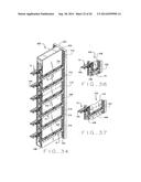 INSULATING CONCRETE FORM (ICF) SYSTEM WITH MODULAR TIE MEMBERS AND     ASSOCIATED ICF TOOLING diagram and image