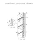 INSULATING CONCRETE FORM (ICF) SYSTEM WITH MODULAR TIE MEMBERS AND     ASSOCIATED ICF TOOLING diagram and image