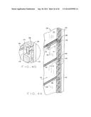 INSULATING CONCRETE FORM (ICF) SYSTEM WITH MODULAR TIE MEMBERS AND     ASSOCIATED ICF TOOLING diagram and image