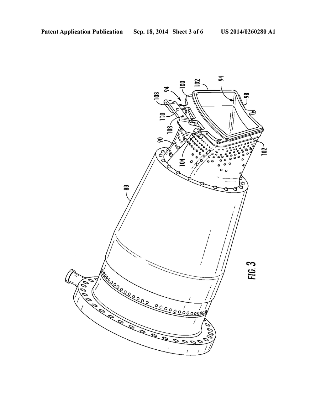 ASSEMBLY FOR CONTROLLING CLEARANCE BETWEEN A LINER AND STATIONARY NOZZLE     WITHIN A GAS TURBINE - diagram, schematic, and image 04