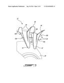 GAS TURBINE ENGINE EXHAUST MIXER WITH AERODYNAMIC STRUTS diagram and image