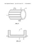 ULTRASONIC FLOWMETER WITH INTEGRALLY FORMED ACOUSTIC NOISE ATTENUATING     FEATURE diagram and image