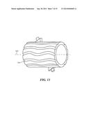 ULTRASONIC FLOWMETER WITH INTEGRALLY FORMED ACOUSTIC NOISE ATTENUATING     FEATURE diagram and image