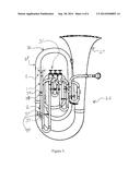 STABILIZED MUSICAL HORN INSTRUMENT diagram and image