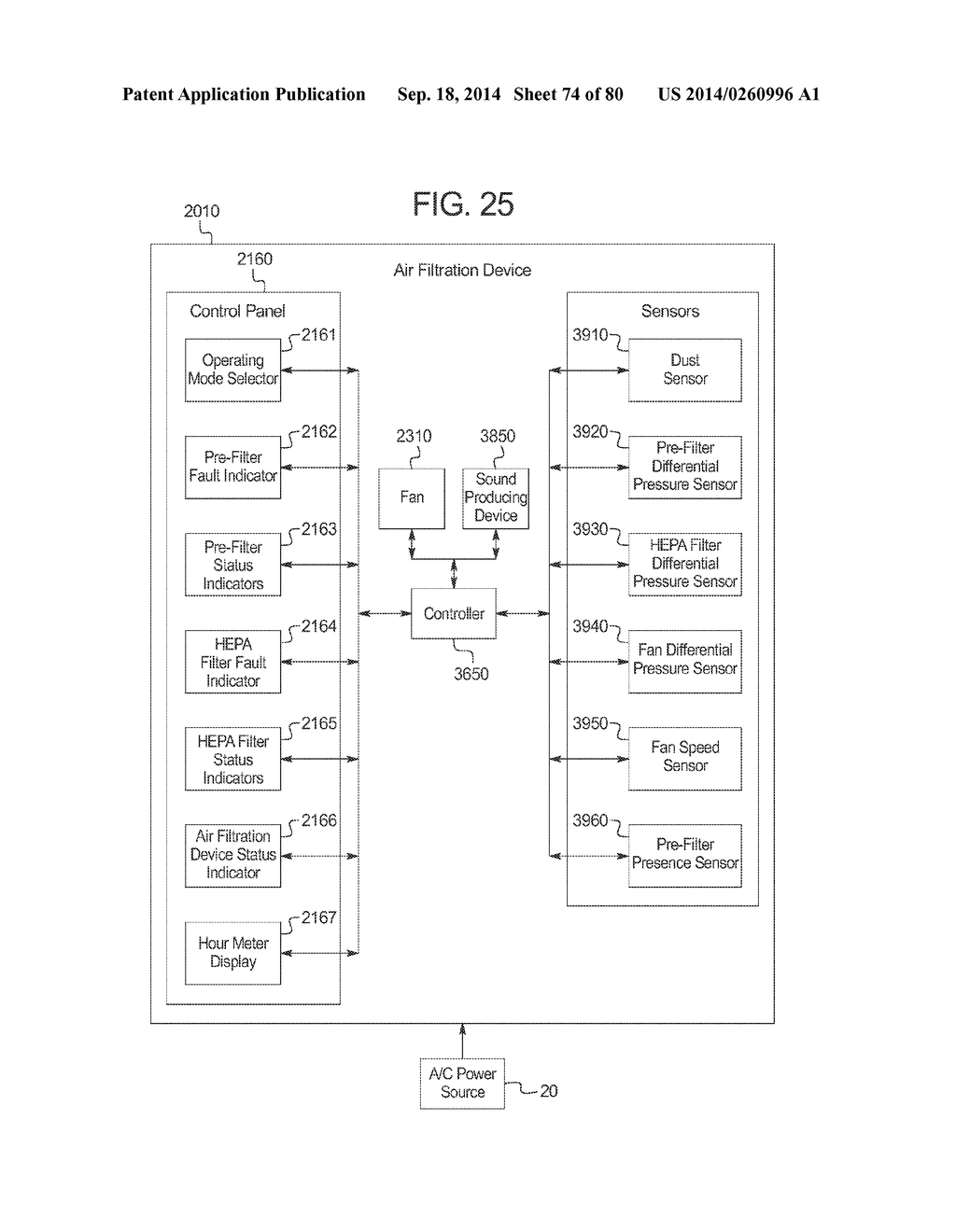 PORTABLE INDUSTRIAL AIR FILTRATION DEVICE - diagram, schematic, and image 75