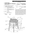 Outdoor Cooker for a Backyard, Campsite and Tailgate Party diagram and image