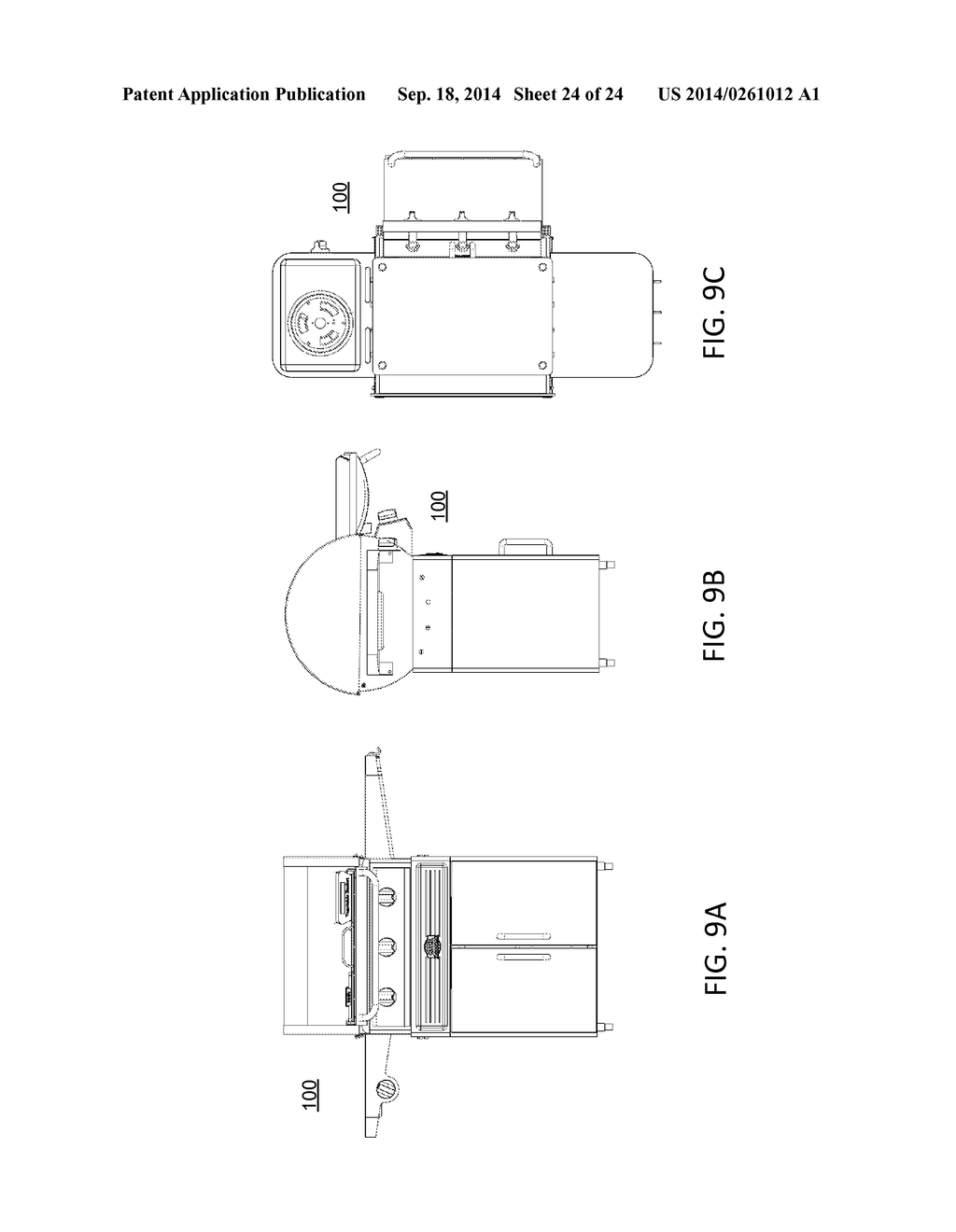 COOKING GRILL HAVING RACK SUPPORTING INDIVIDUAL GRILLING MODULES - diagram, schematic, and image 25