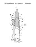 Multiple projectile fixed cartridge diagram and image