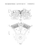 Apparatus and Method for Using a Single Intake Manifold on Different Sizes     of V-Style Motorcycle Engine Cylinders diagram and image