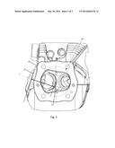 Apparatus and Method for Using a Single Intake Manifold on Different Sizes     of V-Style Motorcycle Engine Cylinders diagram and image