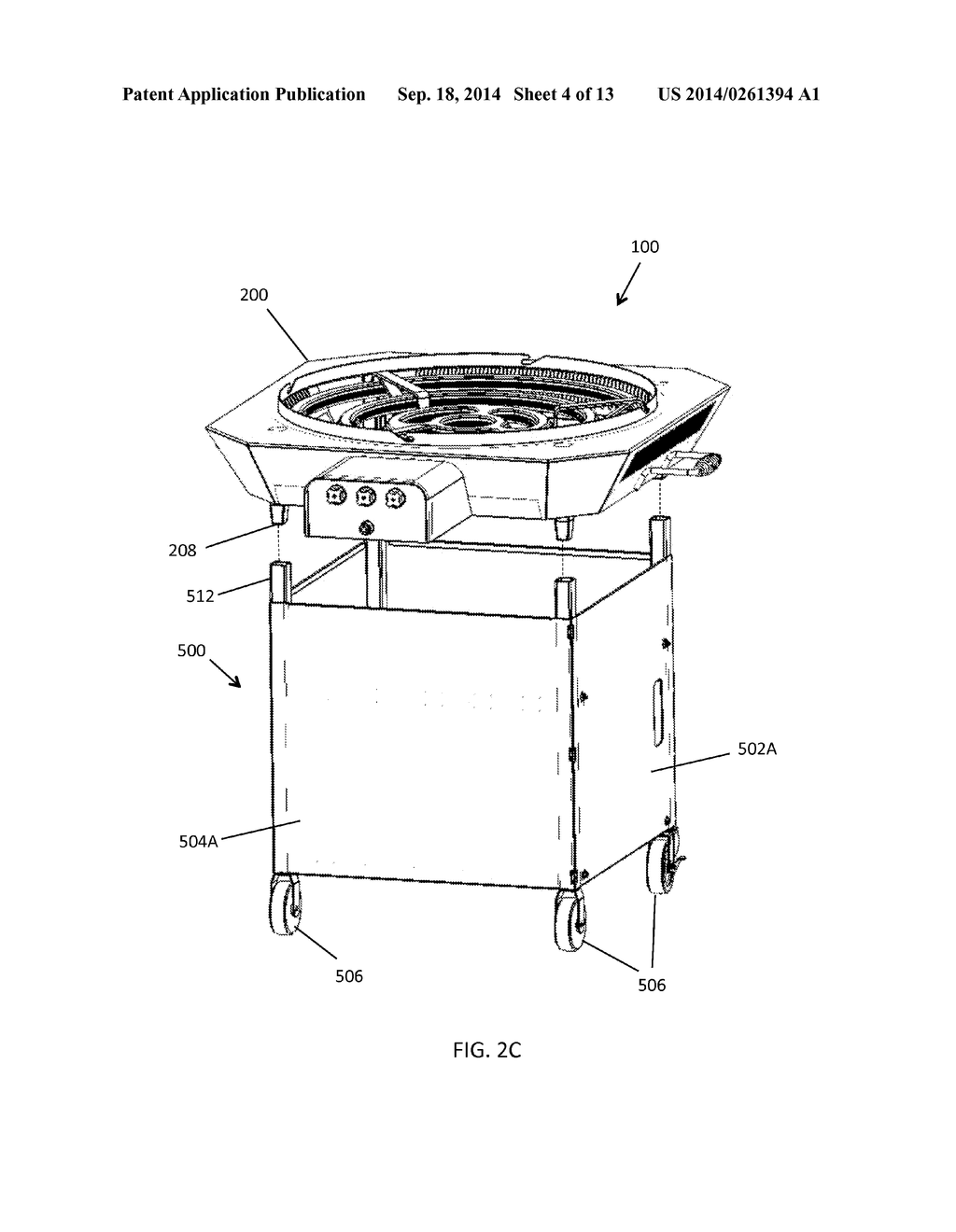 PORTABLE GAS COOKING UNIT WITH FOLDABLE BASE - diagram, schematic, and image 05