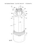 CARTRIDGE AND CONTROL BODY OF AN AEROSOL DELIVERY DEVICE  INCLUDING     ANTI-ROTATION MECHANISM AND RELATED METHOD diagram and image