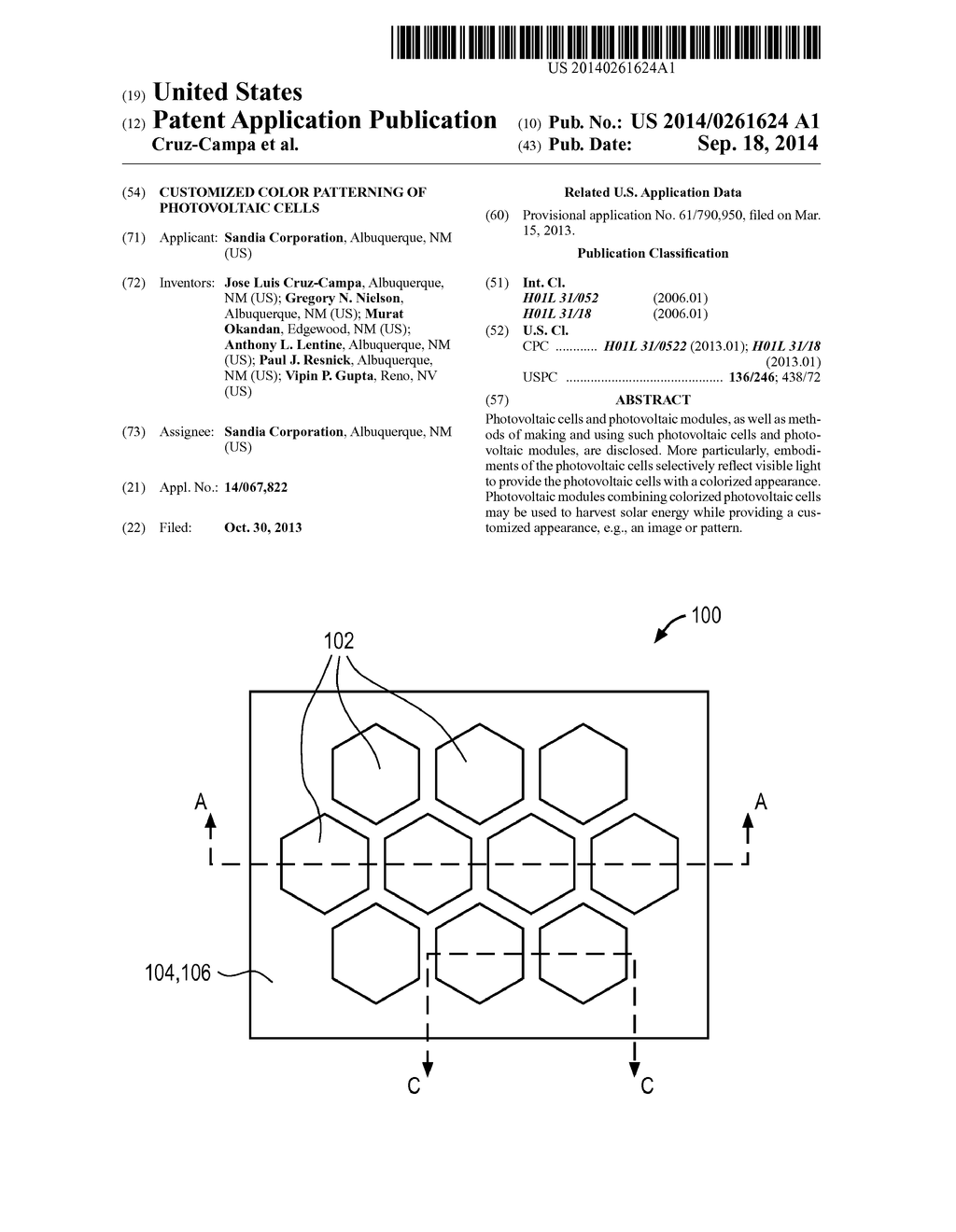 CUSTOMIZED COLOR PATTERNING OF PHOTOVOLTAIC CELLS - diagram, schematic, and image 01