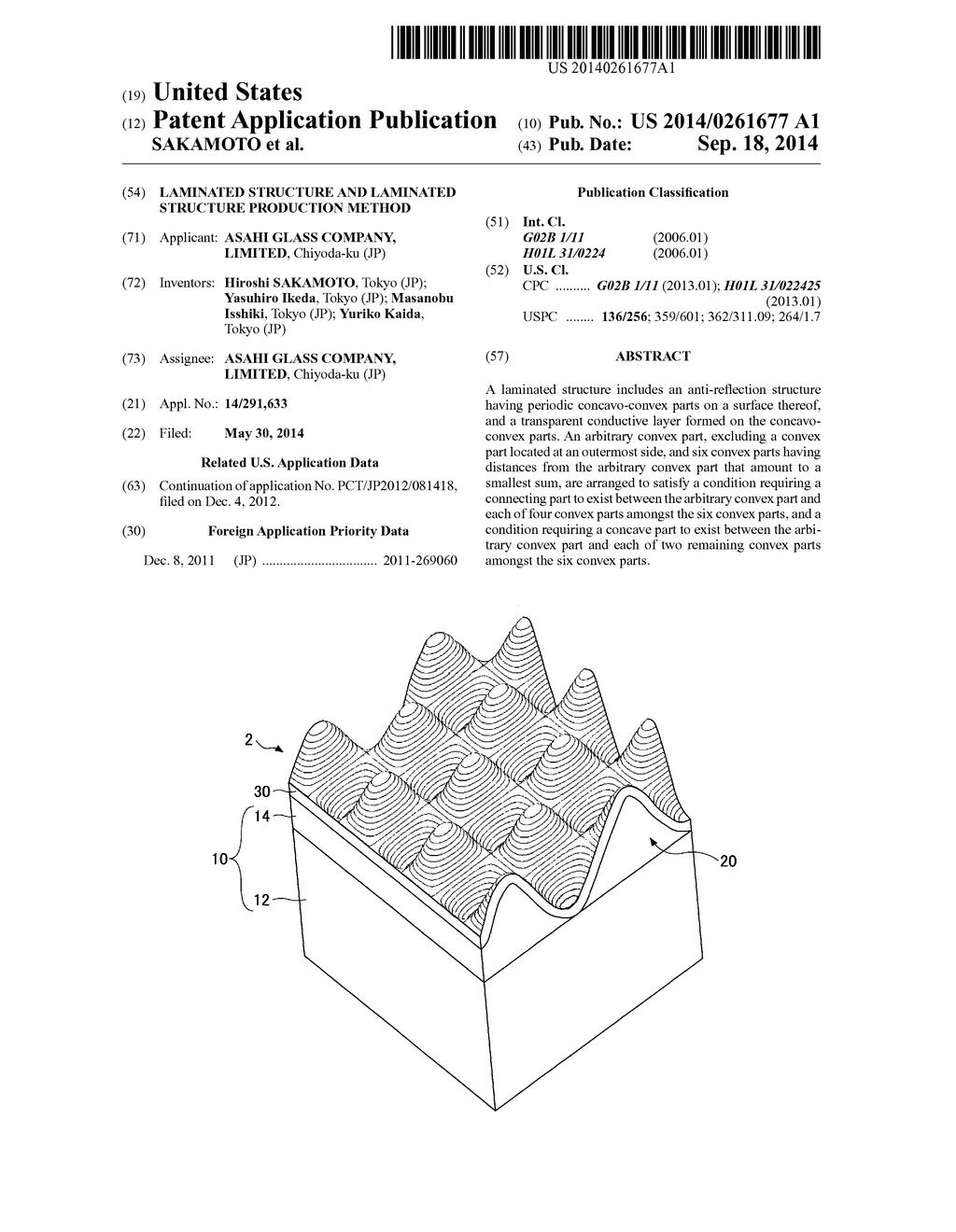 LAMINATED STRUCTURE AND LAMINATED STRUCTURE PRODUCTION METHOD - diagram, schematic, and image 01