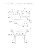 MOUNTING BRACKET FOR AGRICULTURAL ROW UNIT diagram and image