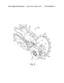 DEBRIS ASSEMBLY FOR AN AGRICULTURAL ROW UNIT diagram and image