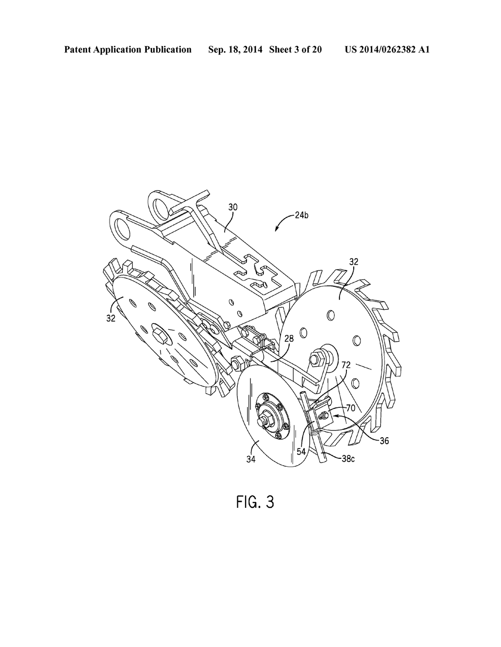 DEBRIS ASSEMBLY FOR AN AGRICULTURAL ROW UNIT - diagram, schematic, and image 04