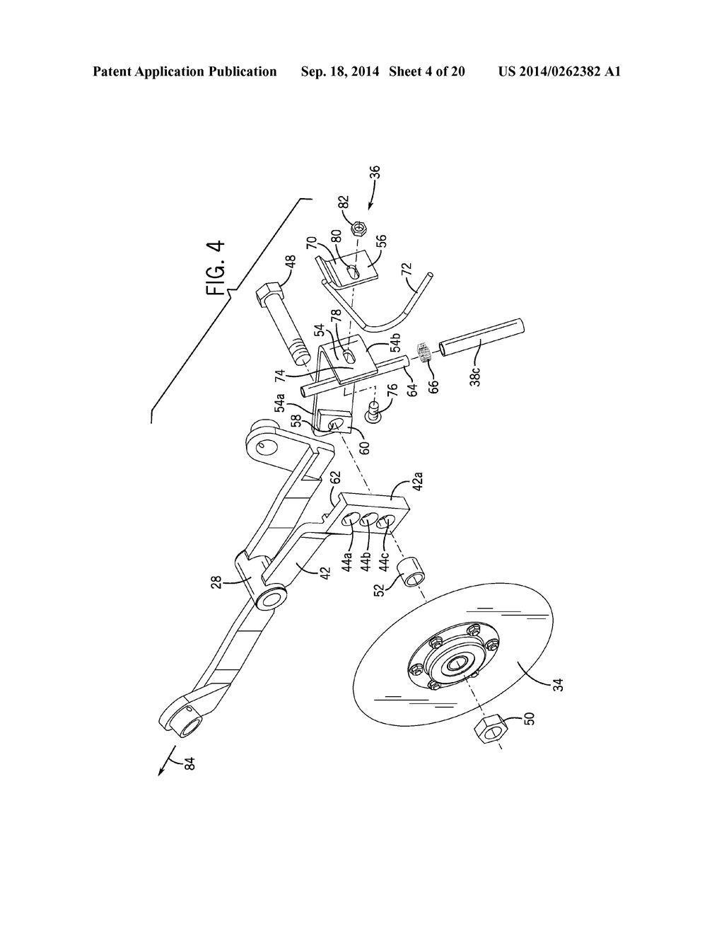 DEBRIS ASSEMBLY FOR AN AGRICULTURAL ROW UNIT - diagram, schematic, and image 05