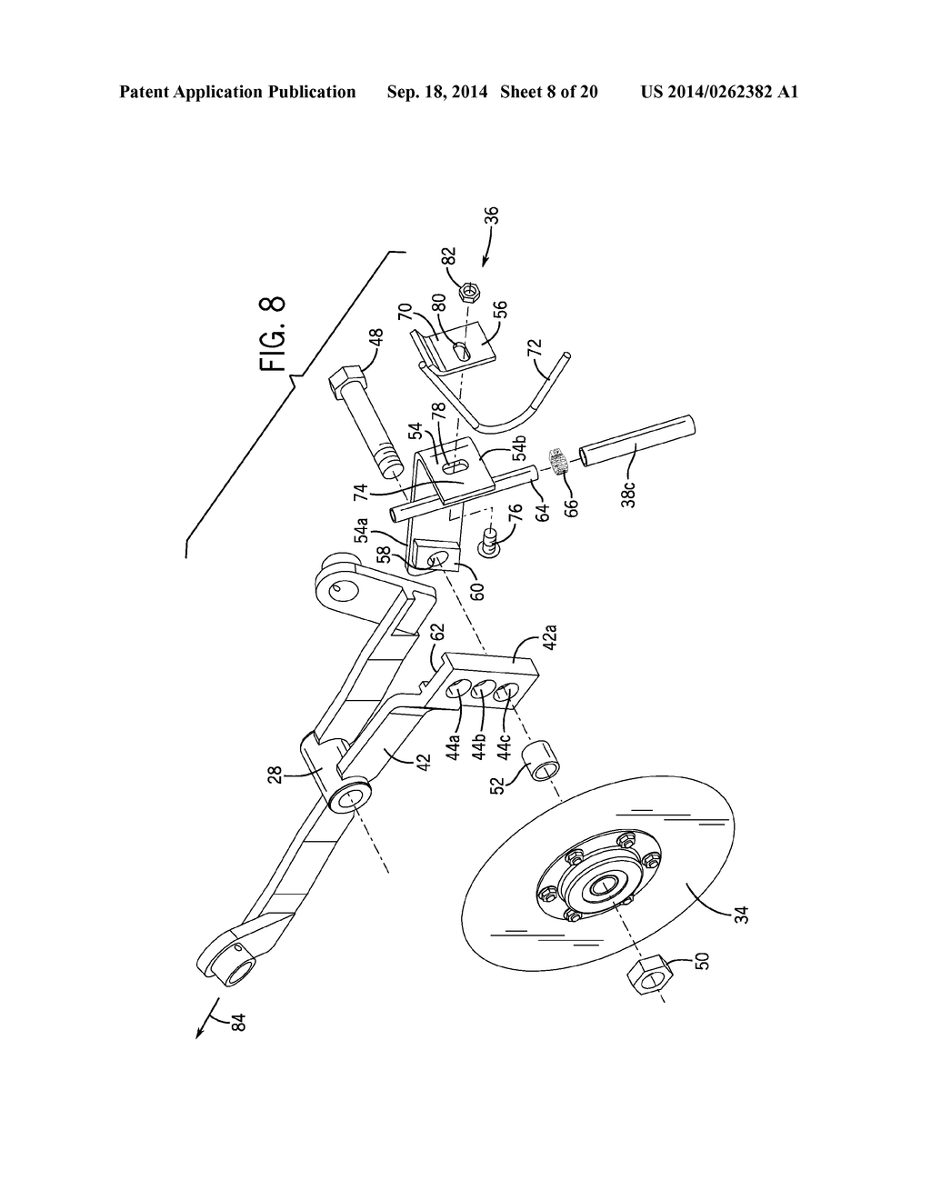 DEBRIS ASSEMBLY FOR AN AGRICULTURAL ROW UNIT - diagram, schematic, and image 09