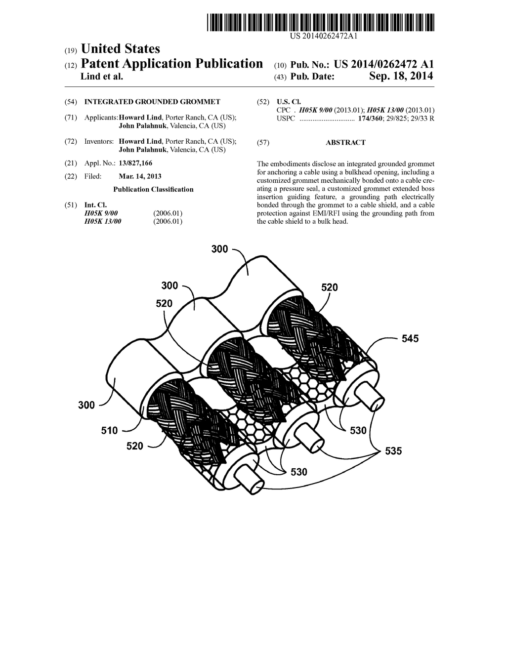 INTEGRATED GROUNDED GROMMET - diagram, schematic, and image 01