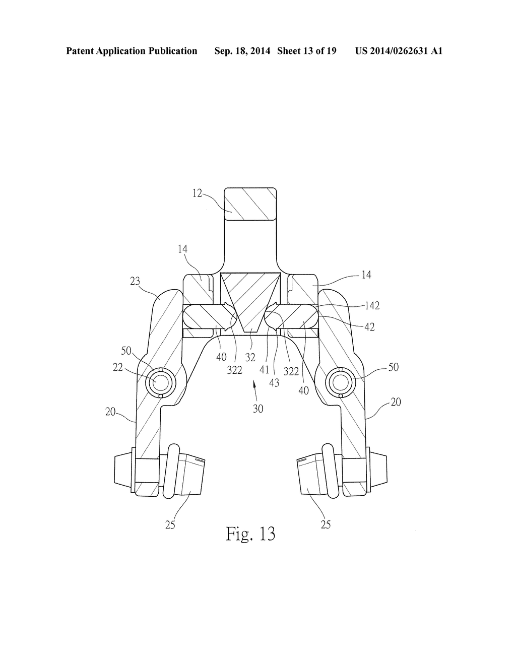 BRAKE ASSEMBLY FOR BICYCLES - diagram, schematic, and image 14