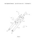 FRONT BICYCLE SUSPENSION ASSEMBLY WITH INERTIA VALVE diagram and image