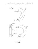 SHARPS CONTAINER AND MEDICAL INSTRUMENTS TRAY BRACKET, FASTENER AND     SUPPORT SYSTEM diagram and image