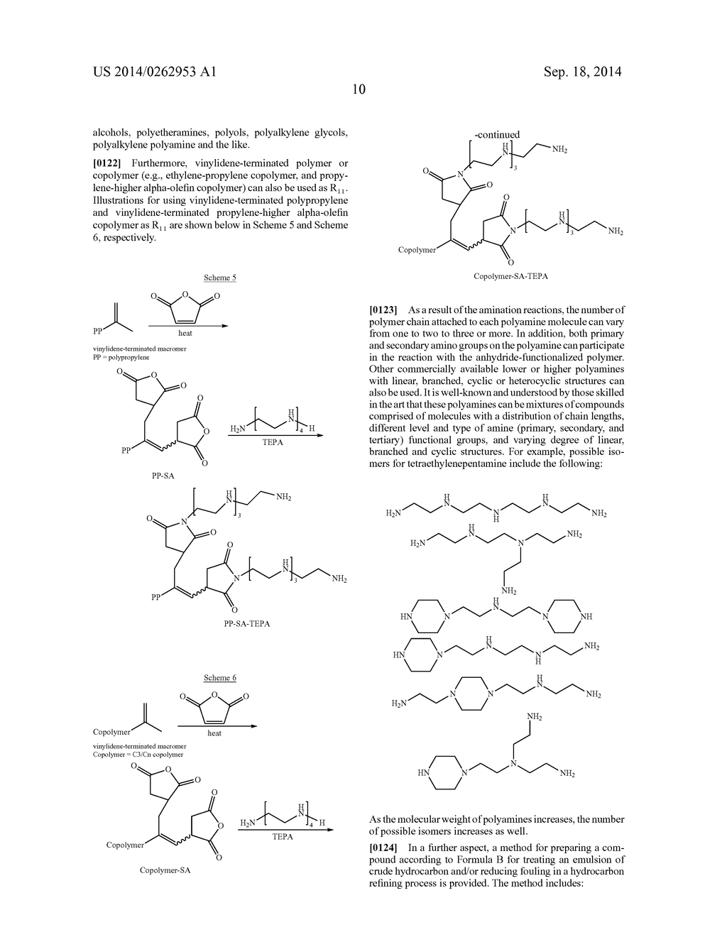 FUNCTIONALIZED POLYMERS CONTAINING POLYAMINE SUCCINIMIDE FOR ANTIFOULING     IN HYDROCARBON REFINING PROCESSES - diagram, schematic, and image 20