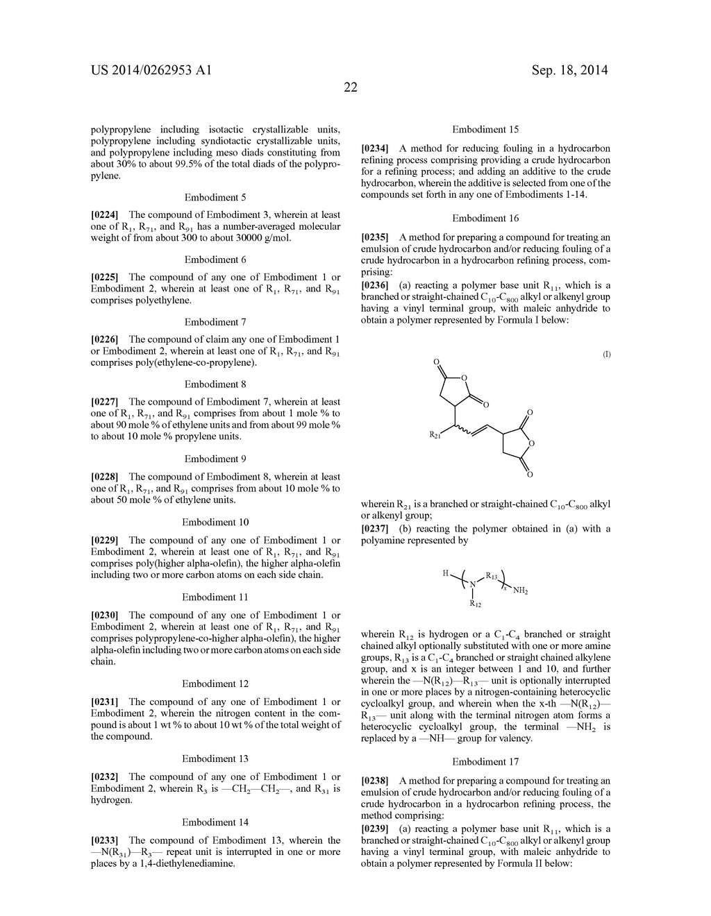 FUNCTIONALIZED POLYMERS CONTAINING POLYAMINE SUCCINIMIDE FOR ANTIFOULING     IN HYDROCARBON REFINING PROCESSES - diagram, schematic, and image 32