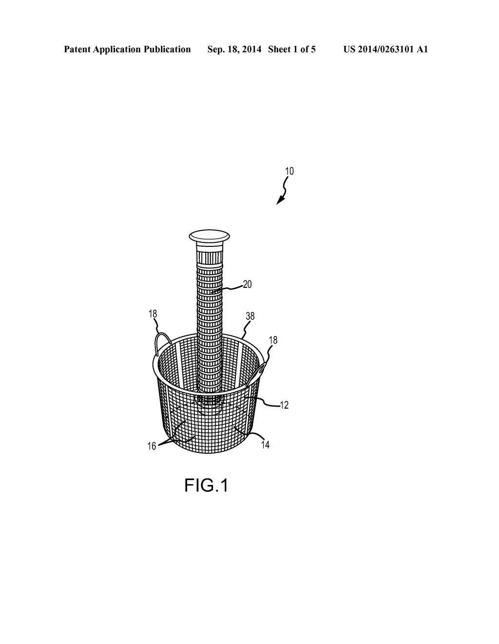 Pool Skimmer Basket Assembly With Adapter - diagram, schematic, and image 02