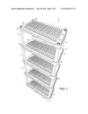 Shelving System and Improved Support Post for Same diagram and image