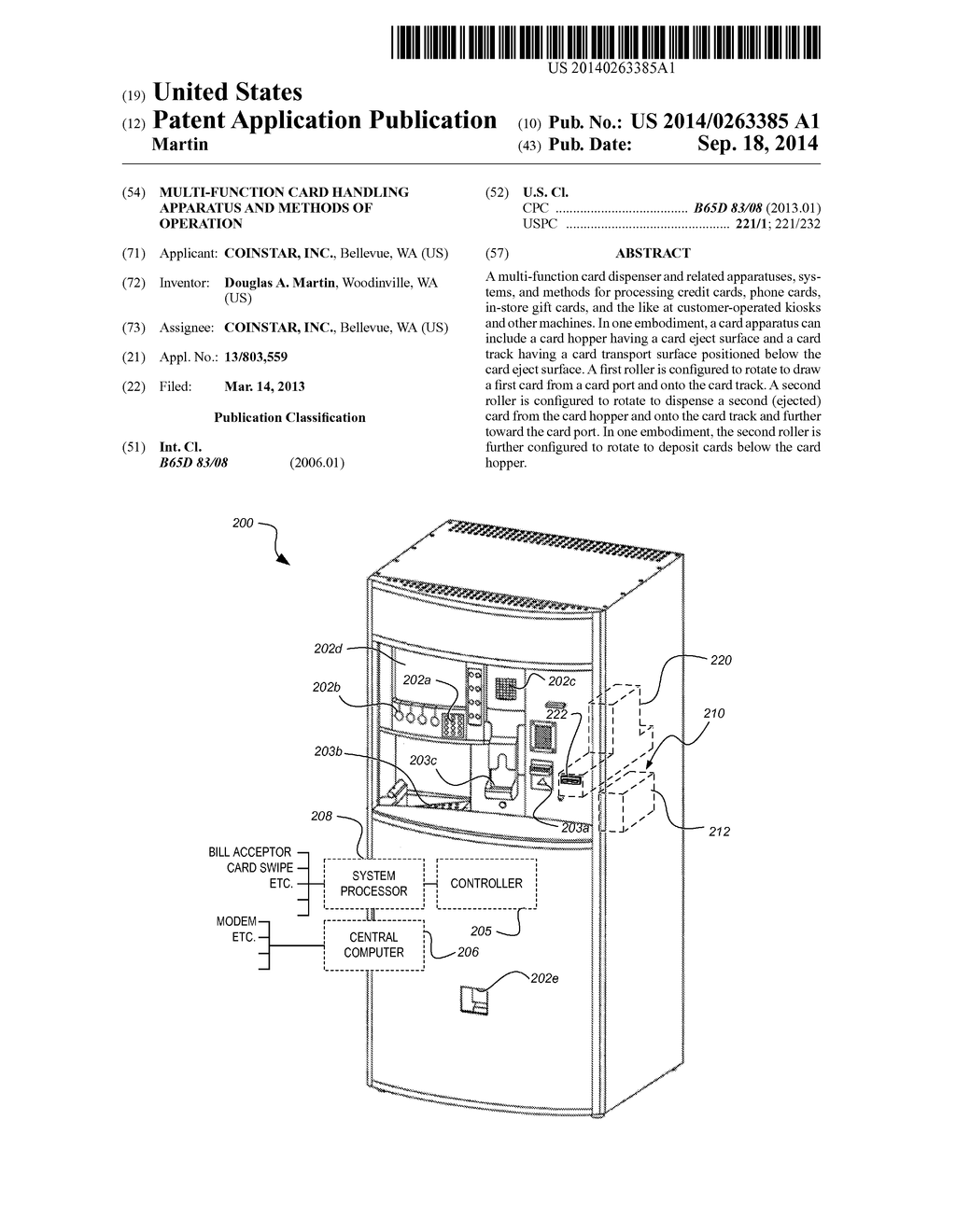 MULTI-FUNCTION CARD HANDLING APPARATUS AND METHODS OF OPERATION - diagram, schematic, and image 01