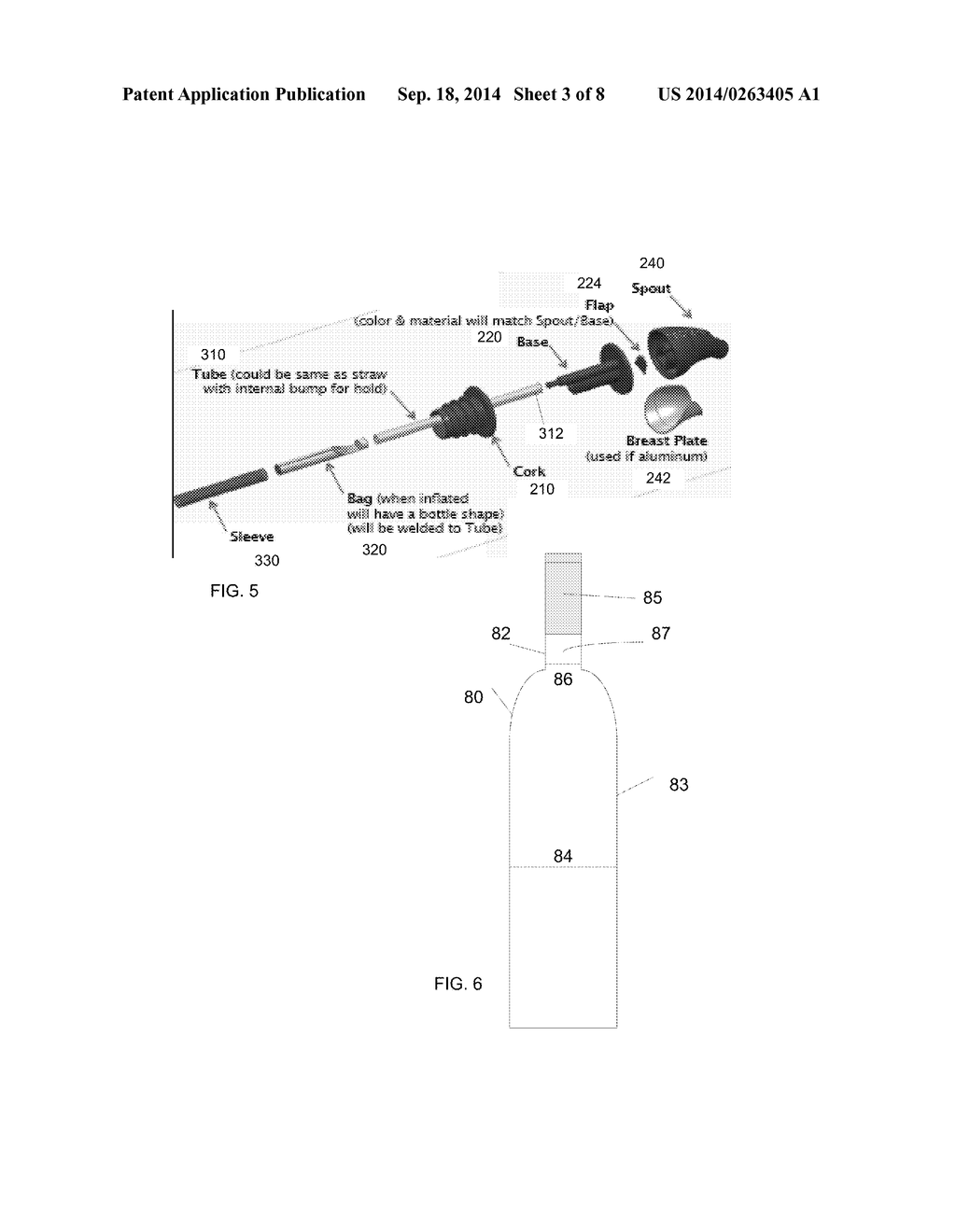 Apparatus and method for displacing air from wine containers - diagram, schematic, and image 04