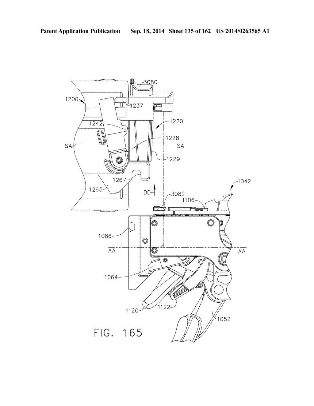 DRIVE SYSTEM LOCKOUT ARRANGEMENTS FOR MODULAR SURGICAL INSTRUMENTS - diagram, schematic, and image 136