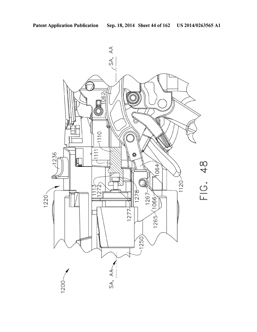 DRIVE SYSTEM LOCKOUT ARRANGEMENTS FOR MODULAR SURGICAL INSTRUMENTS - diagram, schematic, and image 45