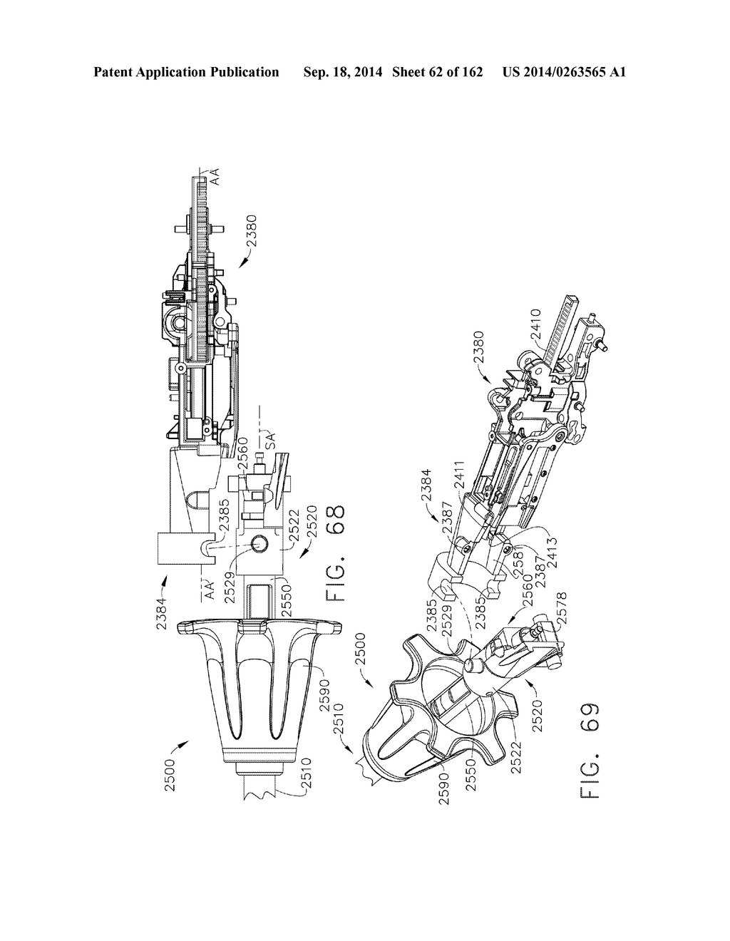 DRIVE SYSTEM LOCKOUT ARRANGEMENTS FOR MODULAR SURGICAL INSTRUMENTS - diagram, schematic, and image 63