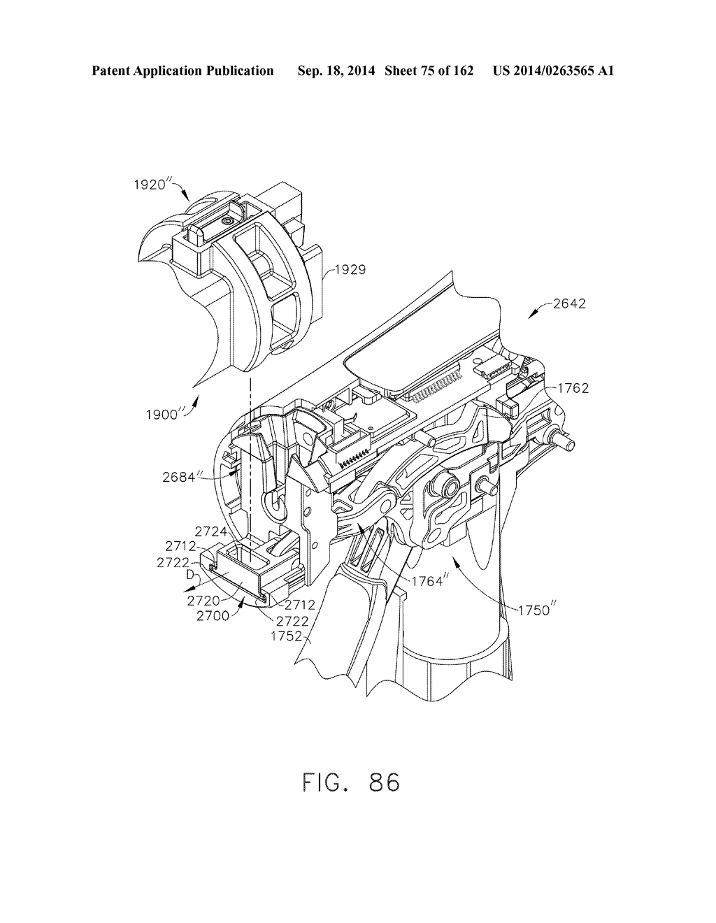 DRIVE SYSTEM LOCKOUT ARRANGEMENTS FOR MODULAR SURGICAL INSTRUMENTS - diagram, schematic, and image 76