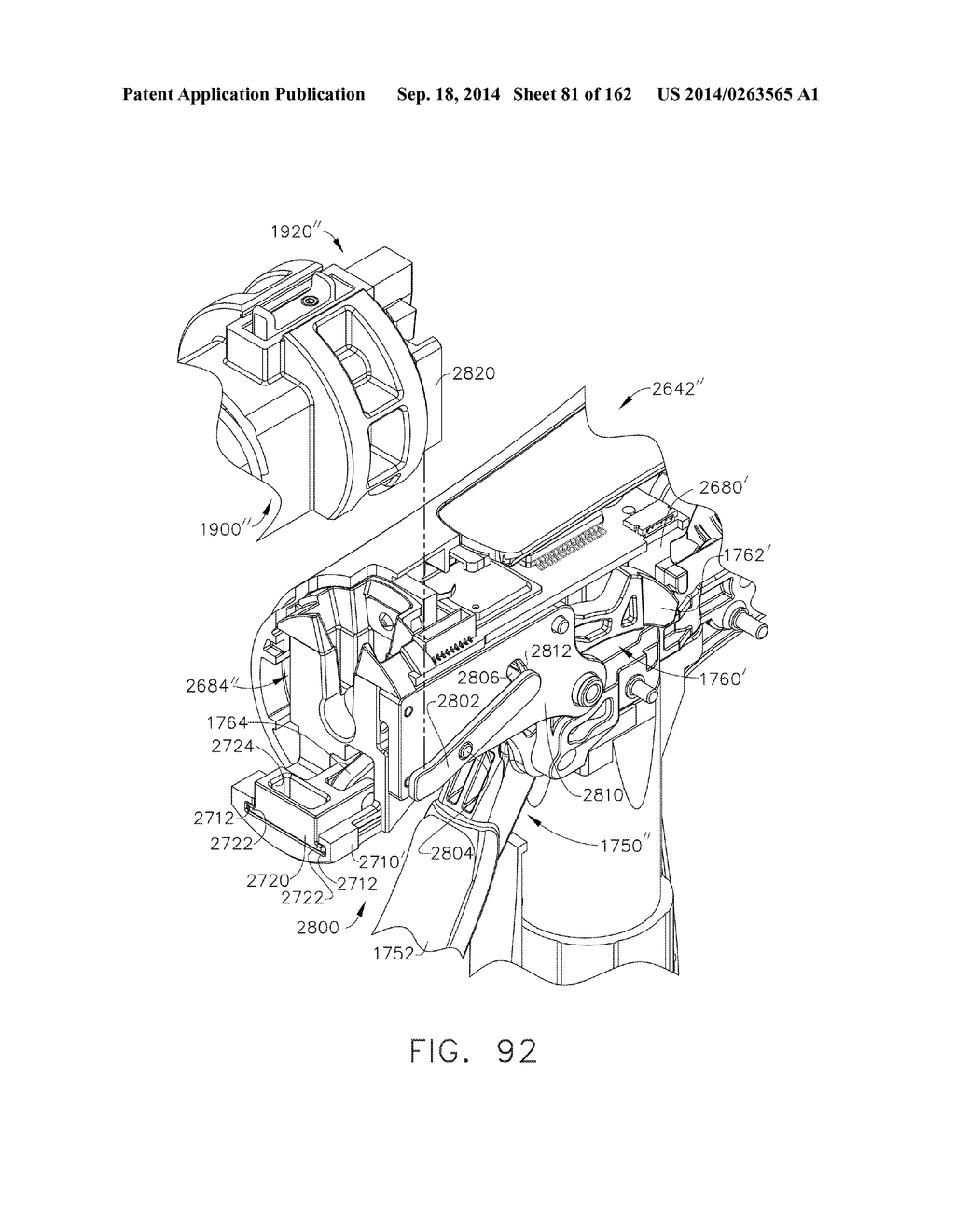 DRIVE SYSTEM LOCKOUT ARRANGEMENTS FOR MODULAR SURGICAL INSTRUMENTS - diagram, schematic, and image 82