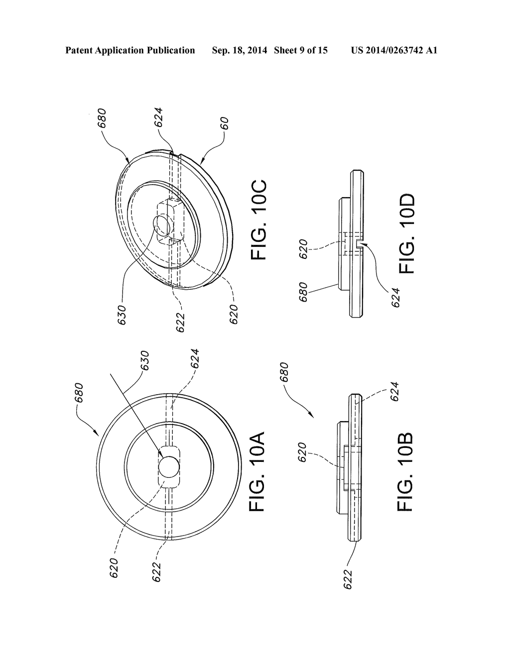 Cup-shaped Fluidic Circuit with Alignment Tabs, Nozzle Assembly and Method - diagram, schematic, and image 10